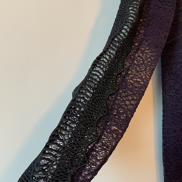 New!! Topshop Petite Lace Embroidered Mini Dress Size 6 - Picture 6 of 17